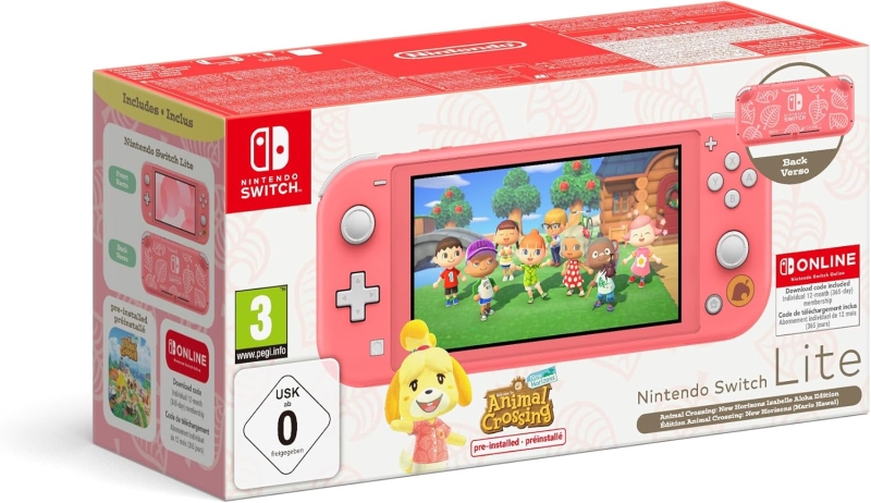 NINTENDO CONSOLE NINTENDO SWITCH LITE ANIMAL CROSSING ED.ISABELLE 12M
